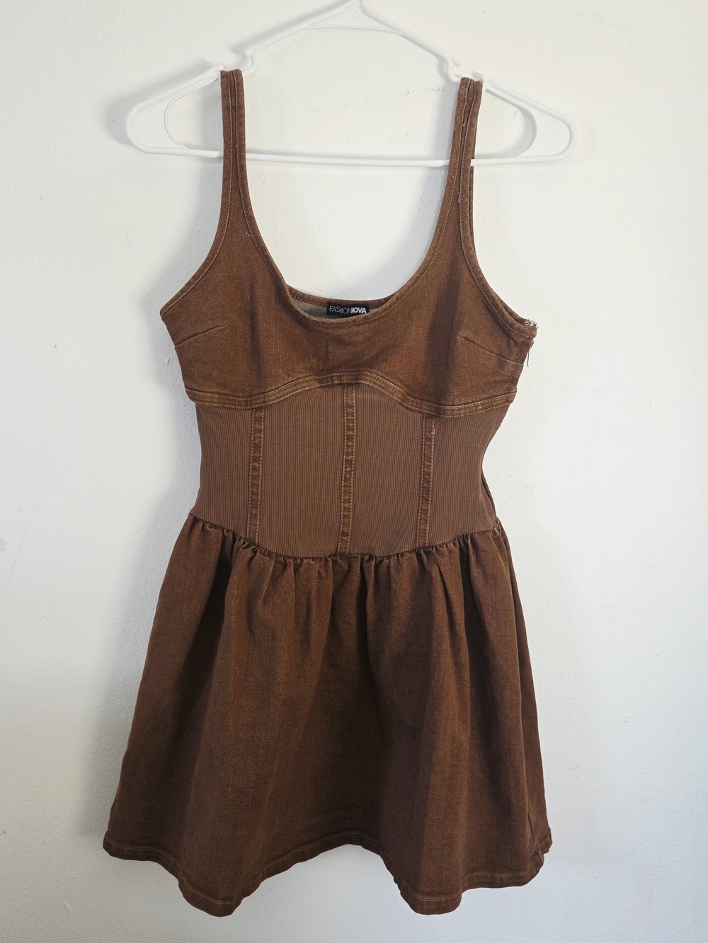 Fashion Nova Brown Dress